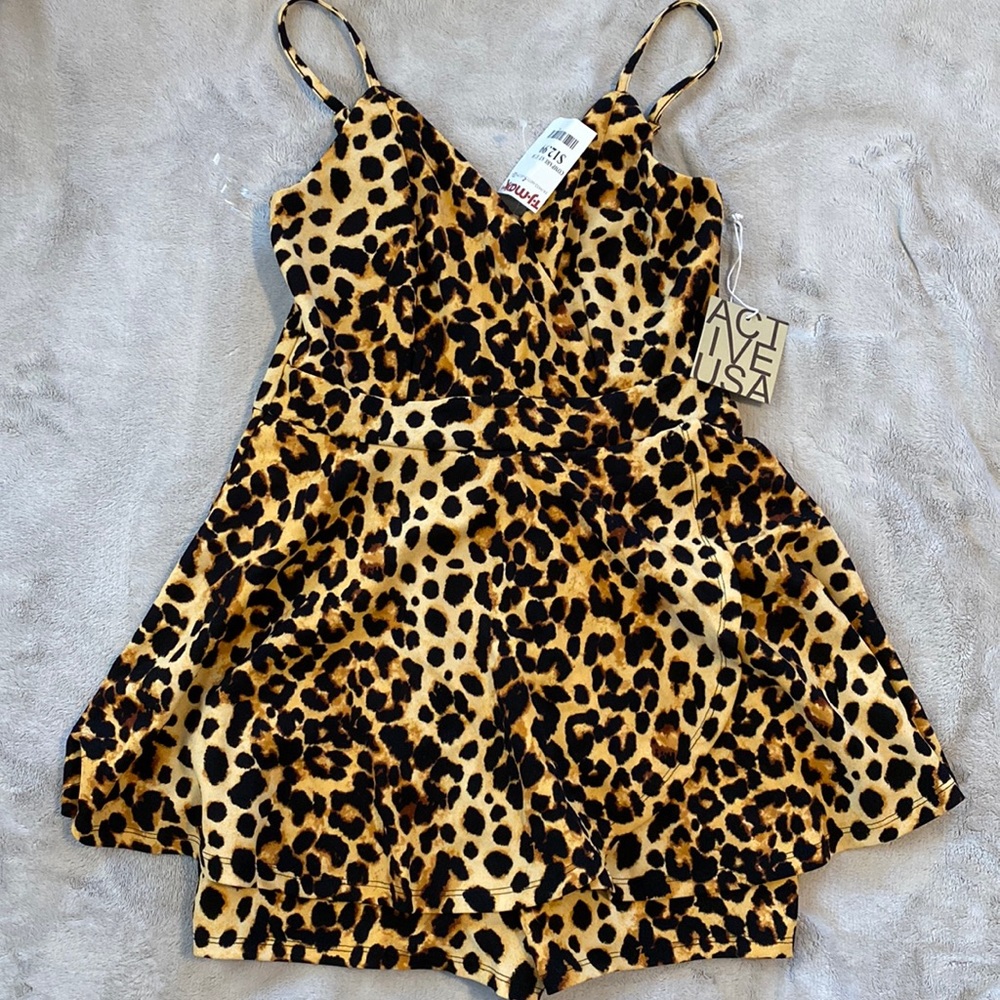 NWT Cheetah Romper